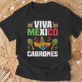 Viva Mexico Cabrones Ropa Divertida Para El Día De La Independencia Mexicana Camiseta unisex Regalos para ancianos