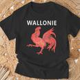Wallonie Coq Artistique Wallonie T-Shirt Cadeaux pour les vieillards