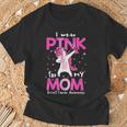 I Wear Pink For My Mom Breast Cancer Awarenessupport Tシャツ 高齢者への贈り物