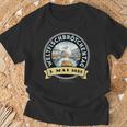 Weltfischbrötchentag 2025 Möwe Fischbrötchen Hafenbecken T-Shirt Geschenke für alte Männer