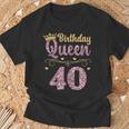 Women's 40Th Queen Birthday 40 Years Forty T-Shirt Geschenke für alte Männer