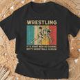 Wrestling It's What Do ビンテージレスリングレスラー Tシャツ 高齢者への贈り物