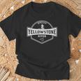 Yellowstone River モンタナフライフィッシング 長袖tシャツ Tシャツ 高齢者への贈り物