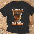 Yorkie Daddyヨーキー パパ 父の日 お父さん スウィート・ヨークシャー・テリア Tシャツ 高齢者への贈り物