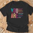You Are Enough 感動的な引用と断言 Tシャツ 高齢者への贈り物