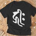 【キリーク】梵字 子年 戌年 亥年 干支 守護梵字 千手観音菩薩 阿弥陀如来 10月 11月 12月生まれ 悉曇文字 Tシャツ 高齢者への贈り物