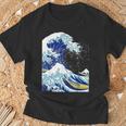 【神奈川沖浪裏】葛飾北斎 和柄 日本のお土産 贈り物 ギフト Tシャツ 高齢者への贈り物
