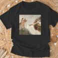 おかしな猫 神 創造 アダム ミーム イエス Tシャツ 高齢者への贈り物