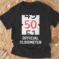 おもしろい 50歳の誕生日 オールドメーター 50歳 50歳 誕生日 50歳 50歳 Tシャツ 高齢者への贈り物