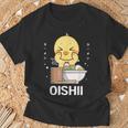 かわいい かわいい チキン 食べる ラーメン 麺 かわいい 美学 Tシャツ 高齢者への贈り物
