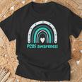 かわいいpcos啓発ボヘミアンレインボーpcosサポート。 Tシャツ 高齢者への贈り物