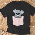 かわいいコアラ コアラベア ポケットアニマル メンズ レディース ティーン キッズ Tシャツ 高齢者への贈り物