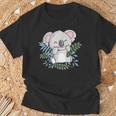かわいいコアラの絵、オーストラリアのギフト Tシャツ 高齢者への贈り物