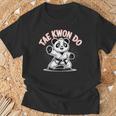 かわいいパンダのテコンドー 面白い韓国mma Tkd Tシャツ 高齢者への贈り物
