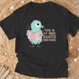 かわいいピジョン This Is My Book キャラクターコスチューム 読書用 Tシャツ 高齢者への贈り物