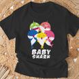 かわいいベビーシャークドゥードゥーギフト Tシャツ 高齢者への贈り物