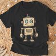 かわいい小さなロボット、ビンテージキッズロボット Tシャツ 高齢者への贈り物