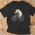 げっ歯類と白いネズミ愛好家のためのクールなサイクリングラット Tシャツ 高齢者への贈り物