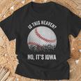 ここは天国か？アイオワ・ビンテージ・ベースボール・コーン・フィールズ Tシャツ 高齢者への贈り物