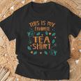 これが私の好きな紅茶のシャツです 恋人 お茶 ダジャレ ドリンク と言っています。 Tシャツ 高齢者への贈り物