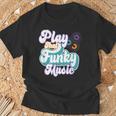 そのファンキーな音楽を再生 Tシャツ 高齢者への贈り物