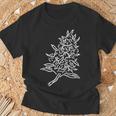 つぼみの葉サワーハイ420ギフト喫煙雑草大麻マリファナ Tシャツ 高齢者への贈り物