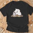 ねこぺん日和 ぎゅっ Tシャツ 高齢者への贈り物