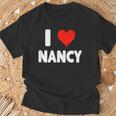 アイラブナンシー-ハート Tシャツ 高齢者への贈り物