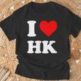 アイ・ラブ Hk アイハート香港 Tシャツ 高齢者への贈り物