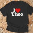 アイ・ラヴ・ハート・テオ・セオドア Tシャツ 高齢者への贈り物