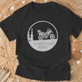 アドベンチャーバイクtシャツ Tシャツ 高齢者への贈り物