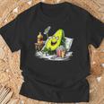 アボカド リラックス 持株 おやつ アート フルーツ モチーフ アボカド Tシャツ 高齢者への贈り物