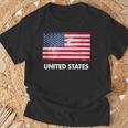 アメリカ国旗tシャツ Tシャツ 高齢者への贈り物