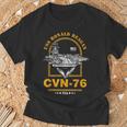 アメリカ海軍航空母艦 Cvn-76 ロナルド・レーガン Uss Ronald Reagan Tシャツ 高齢者への贈り物