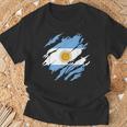 アルゼンチンの旗アルゼンチン Tシャツ 高齢者への贈り物