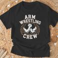 アームレスリング クルー アームレスリング アームレスリング Tシャツ 高齢者への贈り物