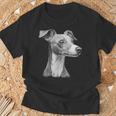 イタリアン グレイハウンド 犬 モチーフ ペット イタリアン グレイハウンド Tシャツ 高齢者への贈り物