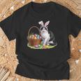 イースターデー 猫 バニー 耳 卵 イースター ウサギ 男性 女性 キッズ Tシャツ 高齢者への贈り物
