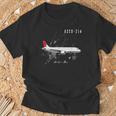 エアクラフト A320-214 Tシャツ 高齢者への贈り物