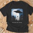 エイリアン アブダクション 牛 Ufo We Are Not Alone ギフト Tシャツ 高齢者への贈り物