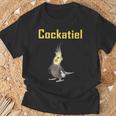 オカメインコ、オカメインコの飼い主のための面白いアイデア。 Tシャツ 高齢者への贈り物