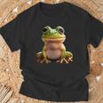 カエル アマガエル 赤ちゃんカエル かわいいカエル Tシャツ 高齢者への贈り物