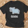 カバ くん Kaba【どうぶつフレンズ】動物園 ゆるくてかわいい キャラクター イラスト Tシャツ 高齢者への贈り物