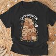 カピバラ山 かわいい 寝ているカピバラの恋人 Tシャツ 高齢者への贈り物