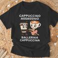 カプチーノ アサシーノ バレリーナ イタリアン ブレイン ミーム キッズ Tシャツ 高齢者への贈り物