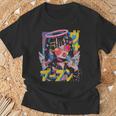カワイイ ストリートウェア ヒップホップ Hip Hop サイバーパンク エンジェル テックウェア マンガ アニメ Tシャツ 高齢者への贈り物