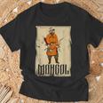 カーン・チンギス国家アジアモンゴル系征服戦士 Tシャツ 高齢者への贈り物