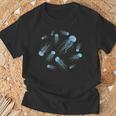 クラゲ柄 海洋生物 海洋生物 海洋生物 女の子 Tシャツ 高齢者への贈り物