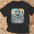クールなエジプトスフィンクス旅行コスチュームエジプトのお土産。 Tシャツ 高齢者への贈り物