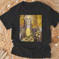 グスタフ・クリムト パラスアテナ アートデザイン Tシャツ 高齢者への贈り物